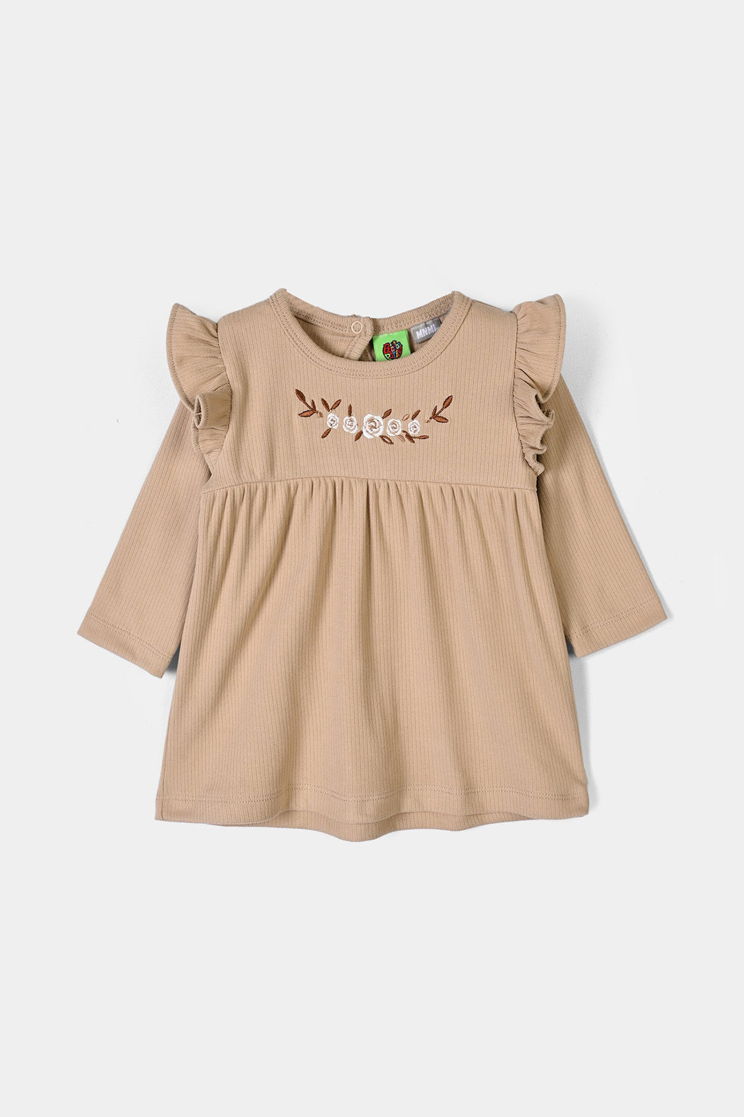 Infant Girls Ottoman 2Pcs Suit -BROWN