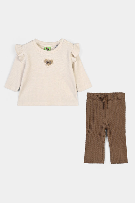 Infant Girls Ottoman 2Pcs Suit Flare Style