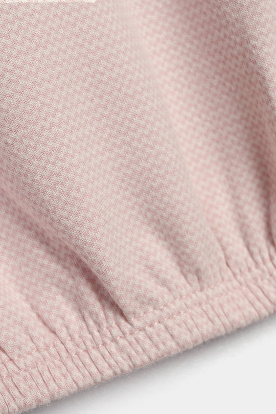 Infant Girls Cotton Jersey 2Pcs Suit Bunny-Pink