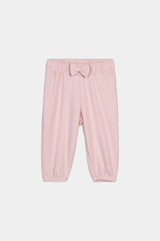 Infant Girls Cotton Jersey 2Pcs Suit Bunny-Pink