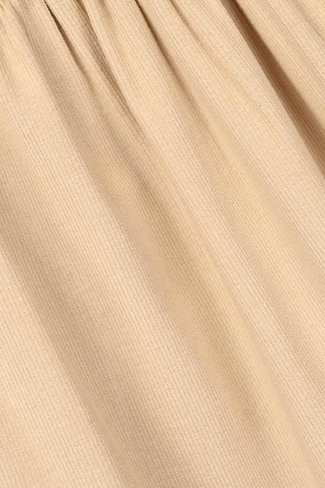 Girls Corduroy Emb Frock Vanilla - BEIGE