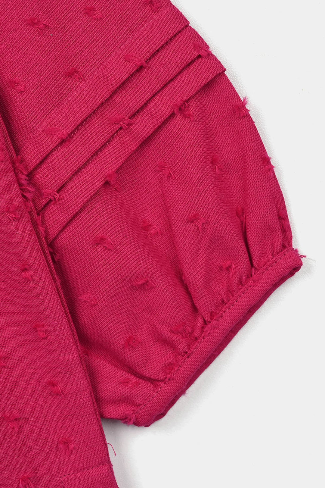 Infant Girls Cotton Brochia 2 Pcs Elegant - Bright Pink