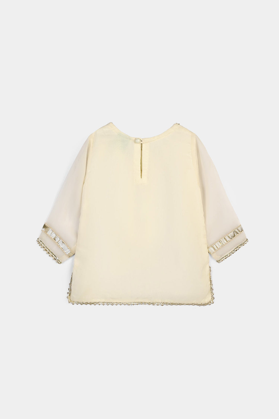 Infant Girls Chiffon 2Pcs Sona-Cream
