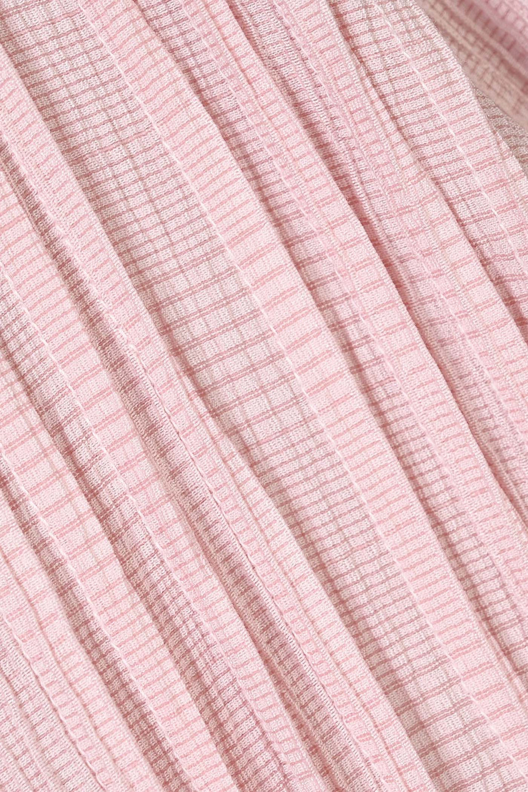 Girls Poly Crinkle Casual Top Candy-Baby Pink