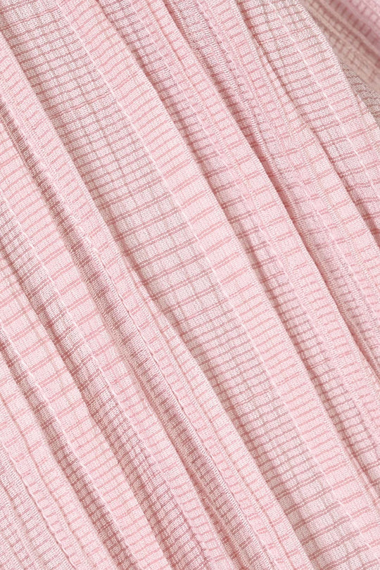 Girls Poly Crinkle Casual Top Candy-Baby Pink