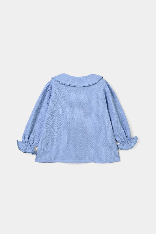 Girls Polyester Co-Ord Set Breeze - Steel Blue
