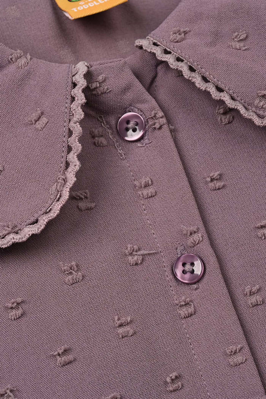 Girls Poly Brochia Co-ord Set Raspberry - Violet