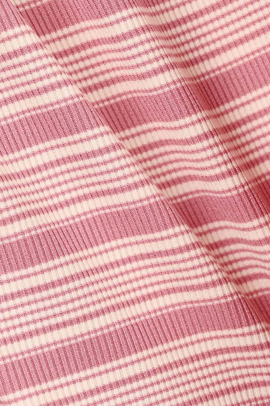 Girls Rib T-Shirt Art Squad - Pink