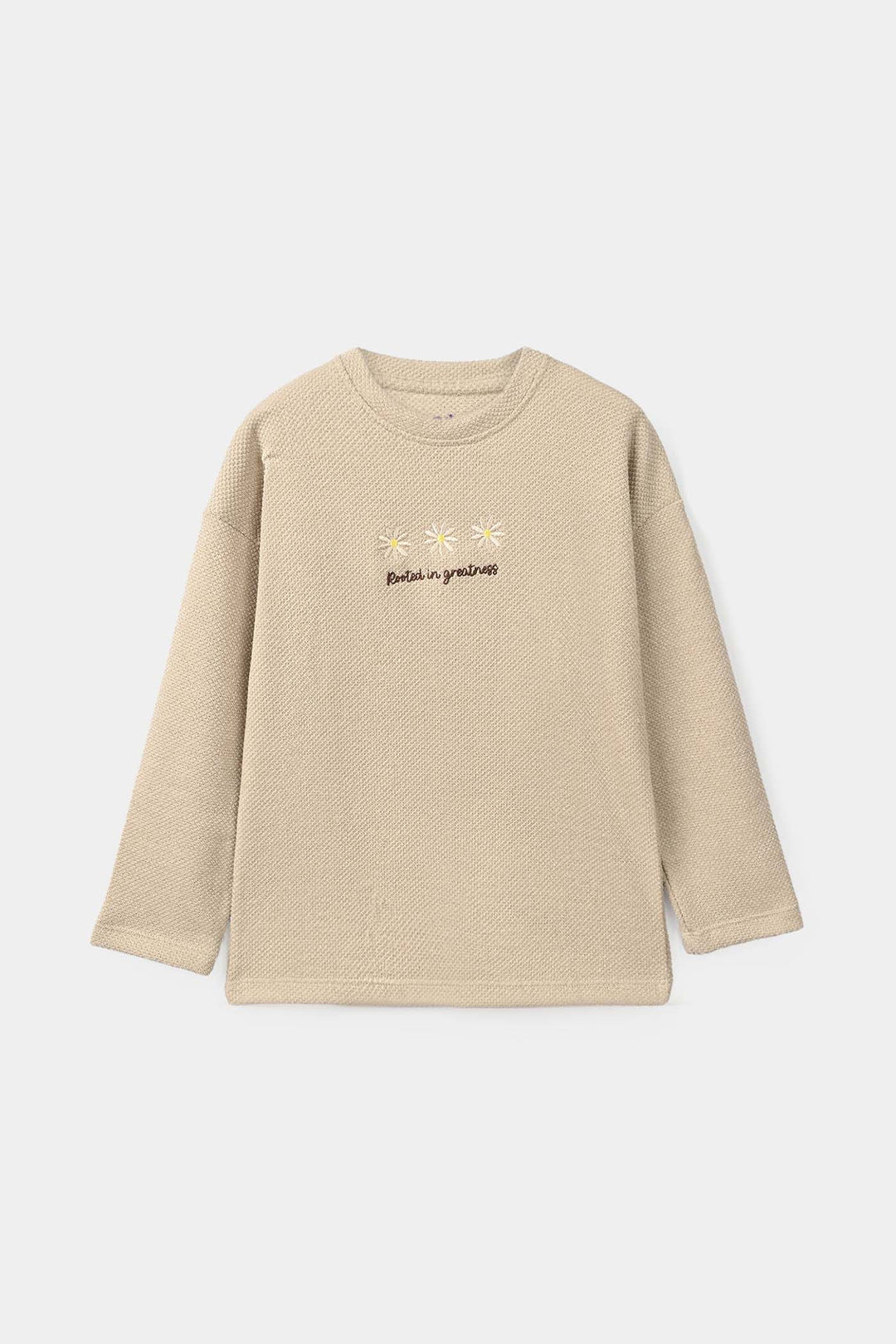 Girls Rib T-Shirt Rooted in Greatness