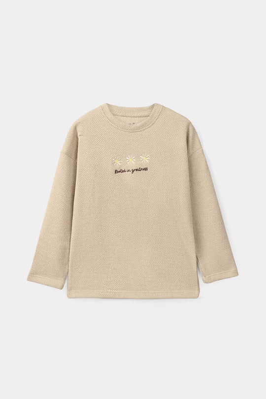 Girls Rib T-Shirt Rooted in Greatness