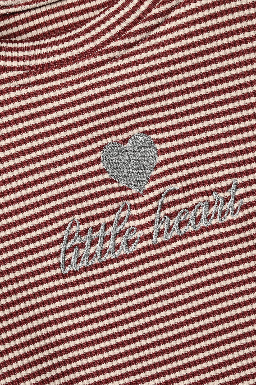 Infant Girls Rib T-Shirt Little Heart