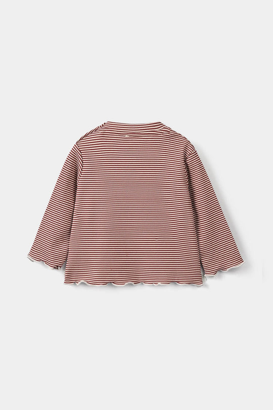 Infant Girls Rib T-Shirt Little Heart