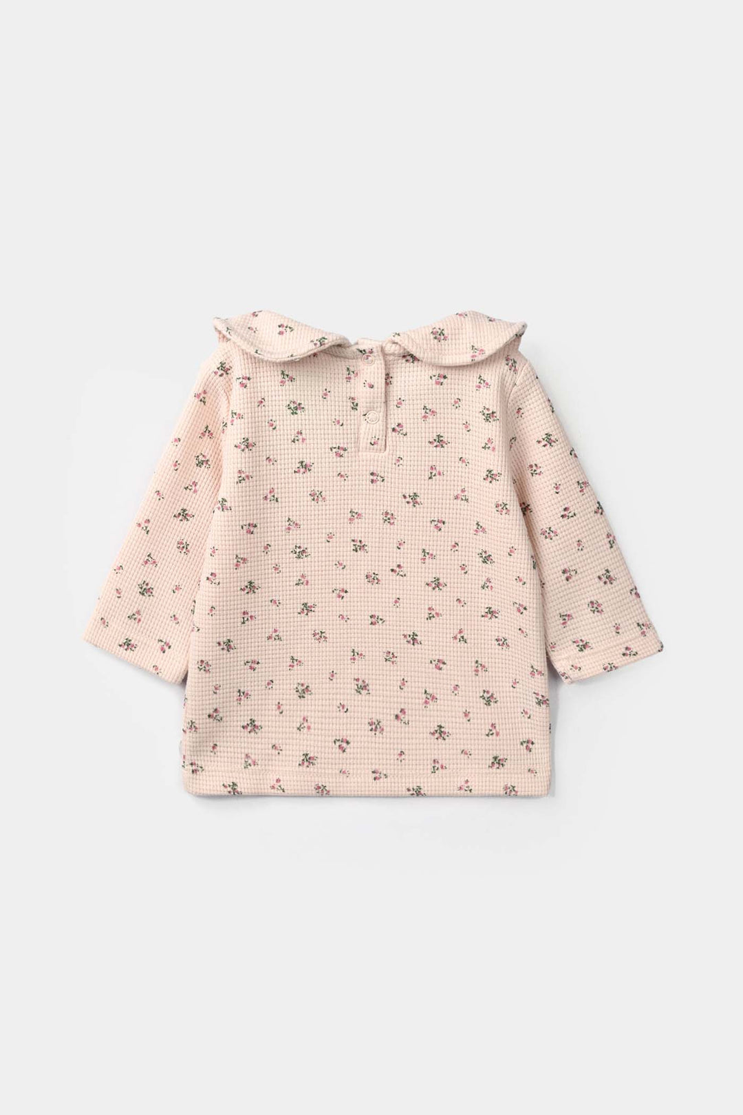 Infant Girls Rib T-Shirt Golden Hour - Off White
