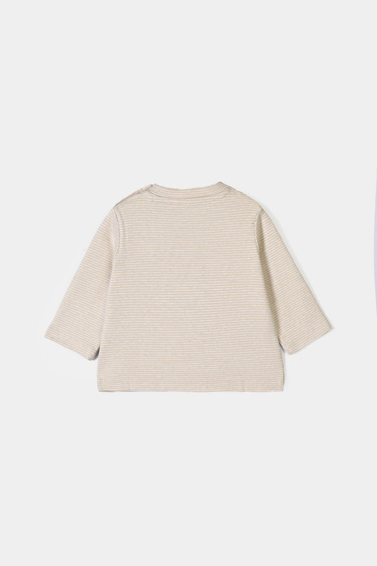 Infant Girls Yarn Dyed T-Shirt HELLO SUNSHINE