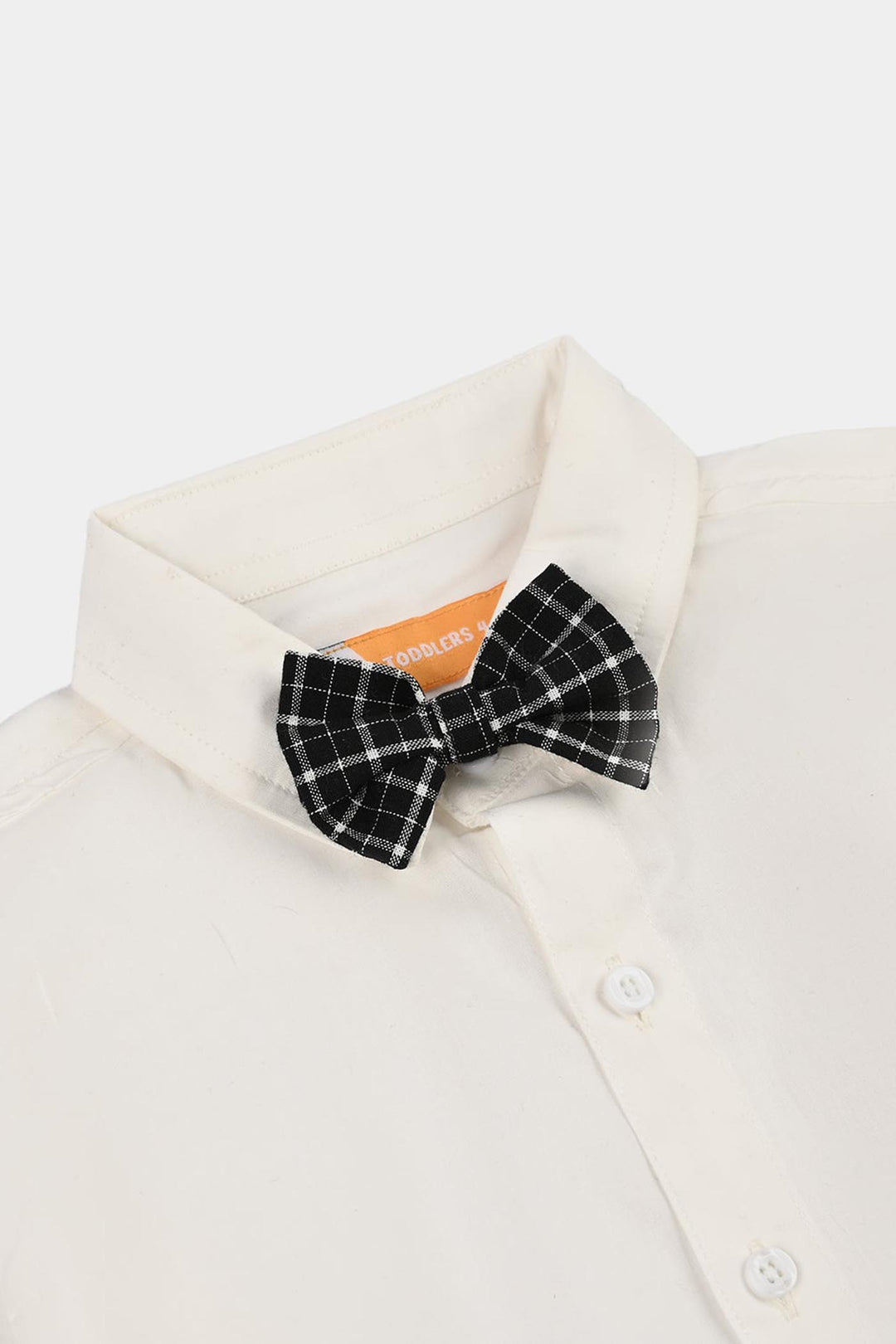 Boys Yarn Dyed 3PC Suit-Checkered - BLACK