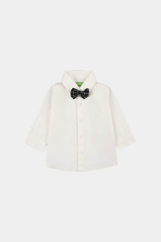 Infant Boys Yarn Dyed 3PC Suit-Checkered-BLACK