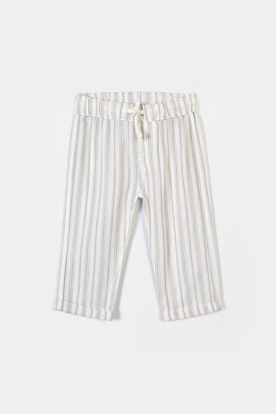 Infant Boys Jacquard Suit Little One - Stripes