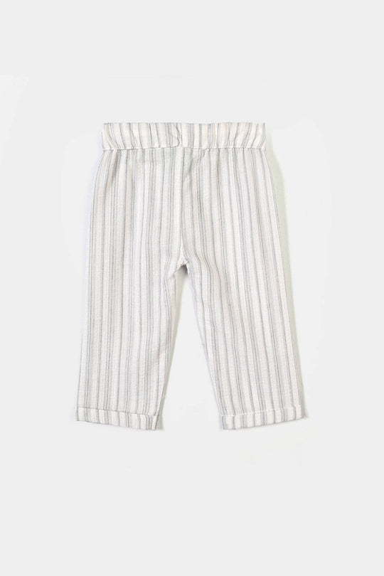 Infant Boys Jacquard Suit Little One - Stripes
