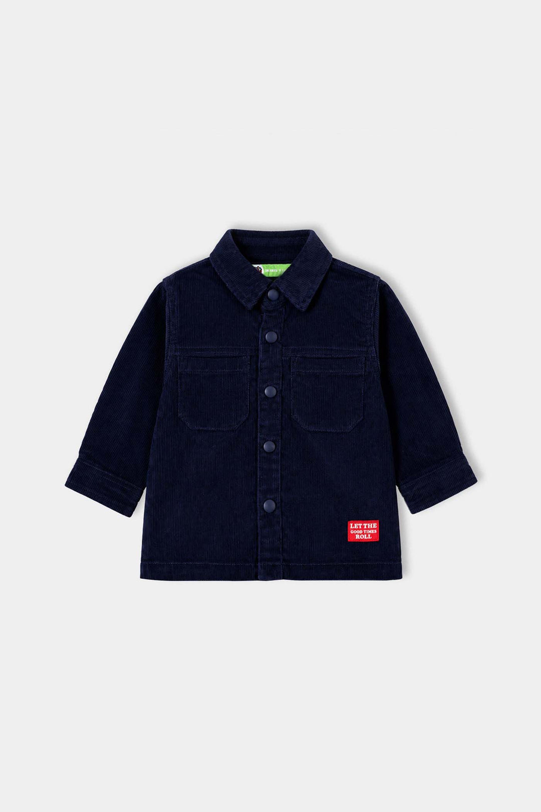 Infant Boys Corduroy Suit Midnight-NAVY