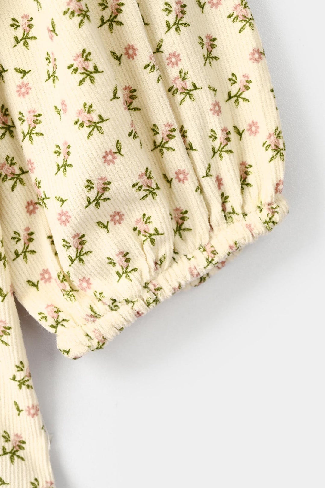 Infant Girls Poly Cotton 2 Pc Suit - Cherry Blossom - Cream