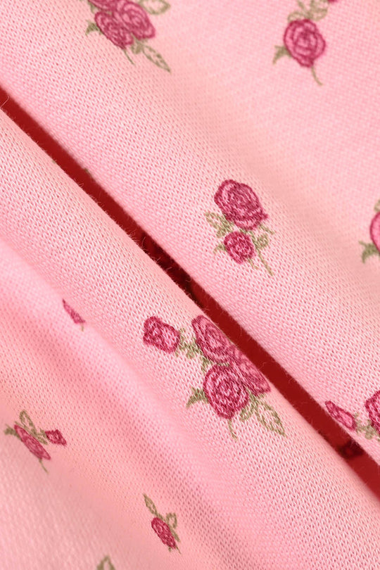 Girls Fleece 2 Piece Suit My Garden - Pink