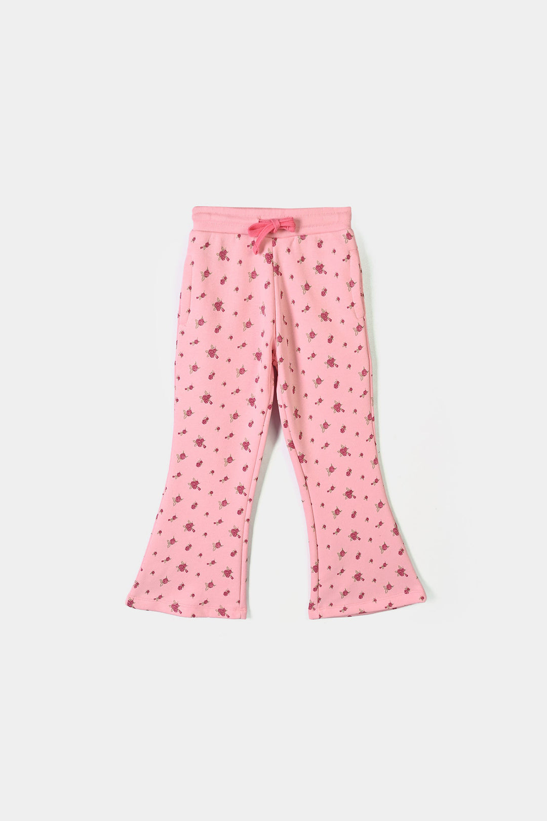 Girls Fleece 2 Piece Suit My Garden - Pink