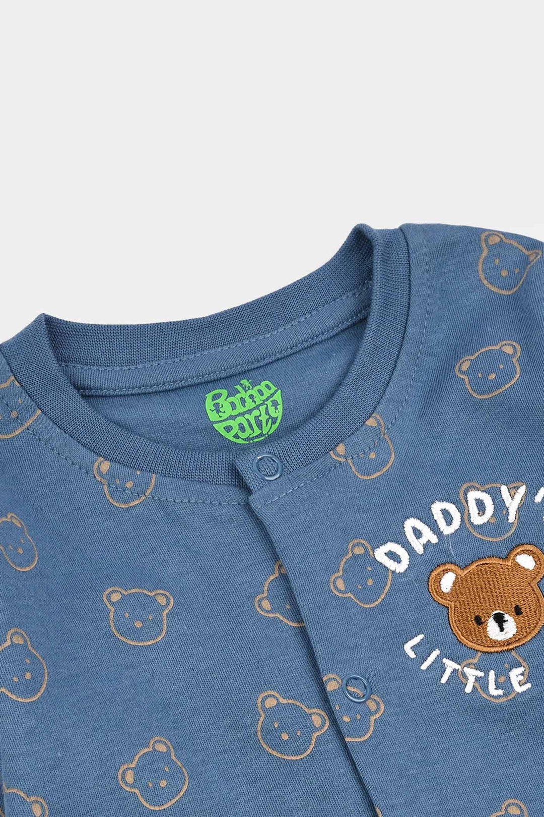 Infant Boys Cotton Interlock Knitted Romper Little Cub-Stellar