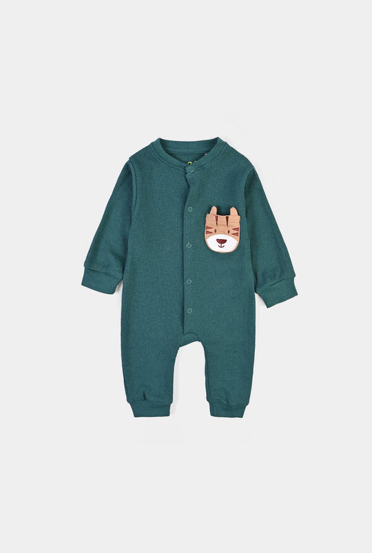 Infant Boys Thermal Knitted Romper Cute Calf-Balsam