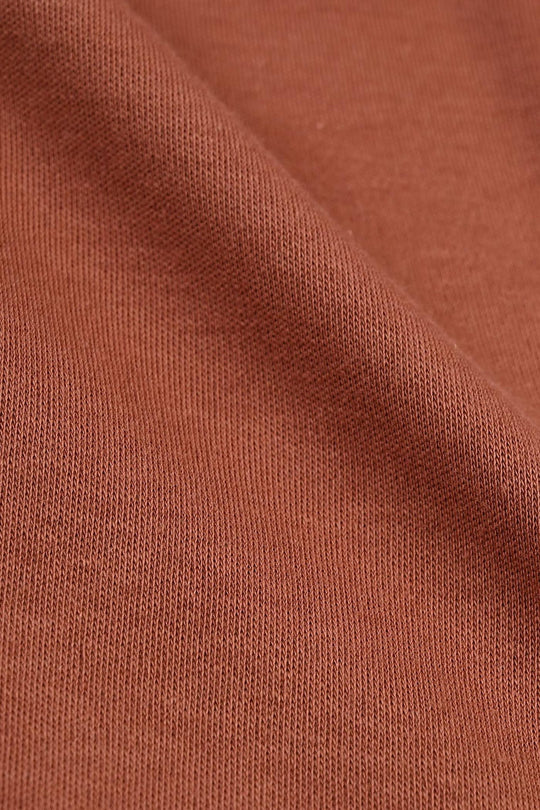 Infant Boys Cotton Interlock Knitted Romper VARSITY - Amazing-BROWN