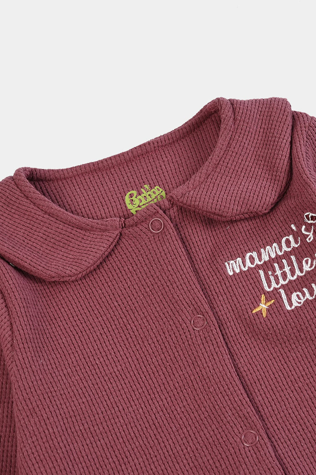 Infant Girls Thermal Knitted Romper MAMA LITTLE LOVE-Purple