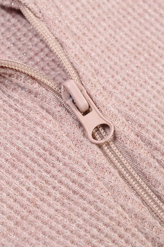 Infant Girls Rib Knitted Romper Blush-PINK