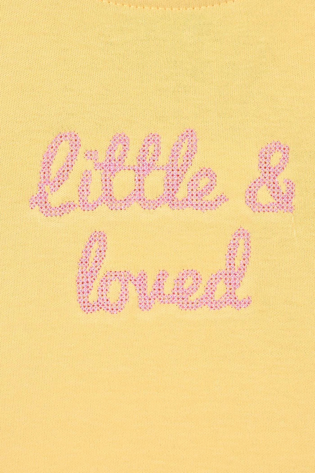 Infant Girls Cotton Interlock Knitted Suit Little & Loved-Golden