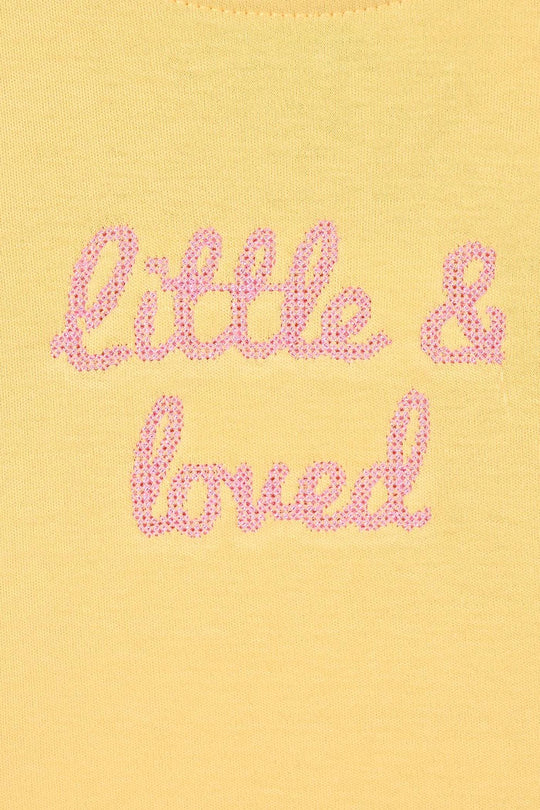 Infant Girls Cotton Interlock Knitted Suit Little & Loved-Golden