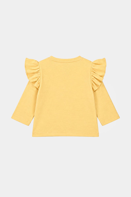 Infant Girls Cotton Interlock Knitted Suit Little & Loved-Golden