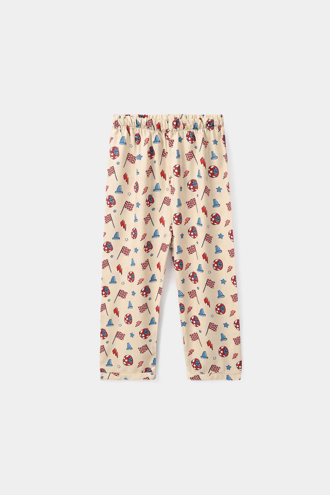 Boys Linen Viscose Nightwear - Grand Prix - Beige