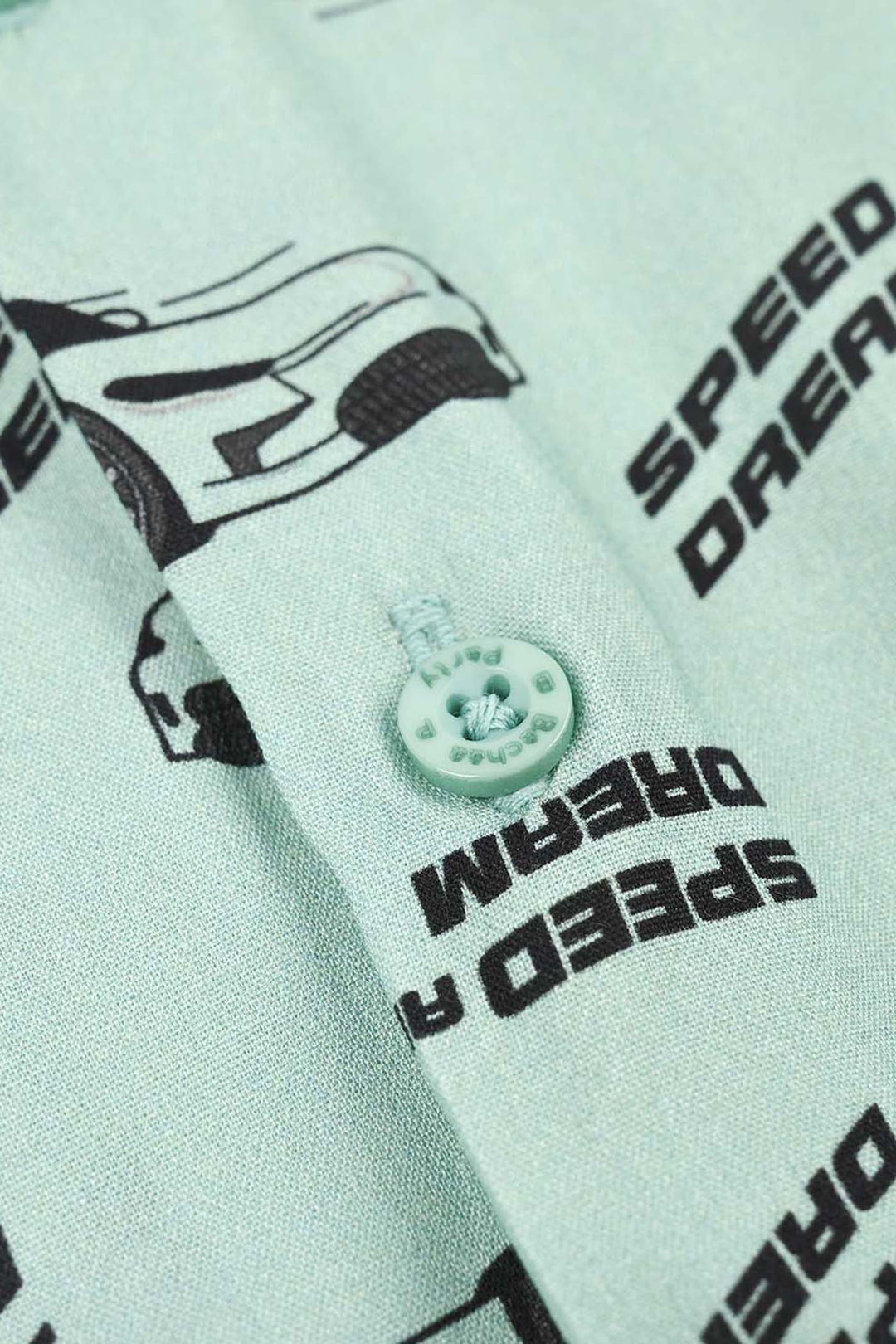 Boys Linen Viscose Nightwear - Speed & Dream - Sea Green