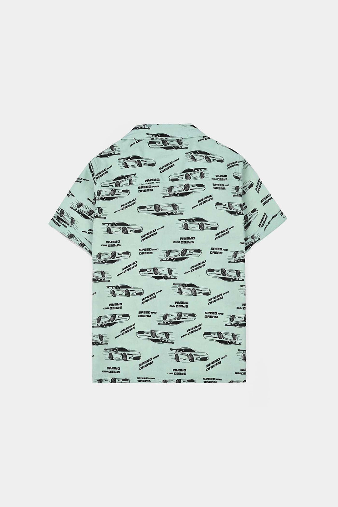 Boys Linen Viscose Nightwear - Speed & Dream - Sea Green