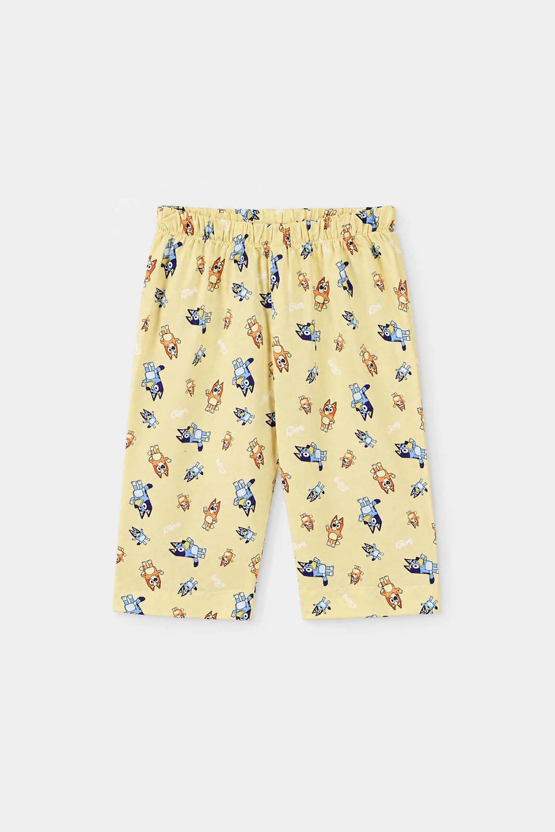 Infant Boys Linen Viscose Nightwear-Bluey-Yellow