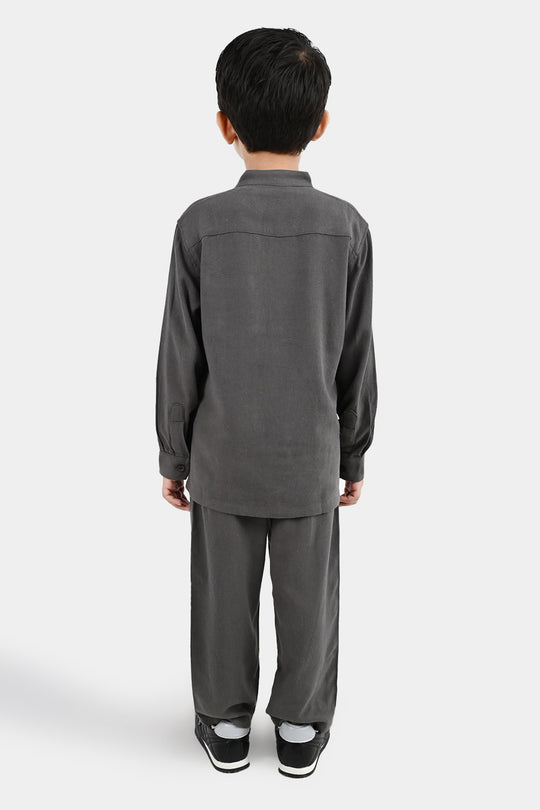 Boys Jacquard Woven Suit