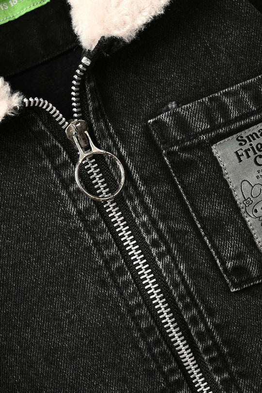 Infant Boys Denim Rigid jacket Small Friends Club - Grey