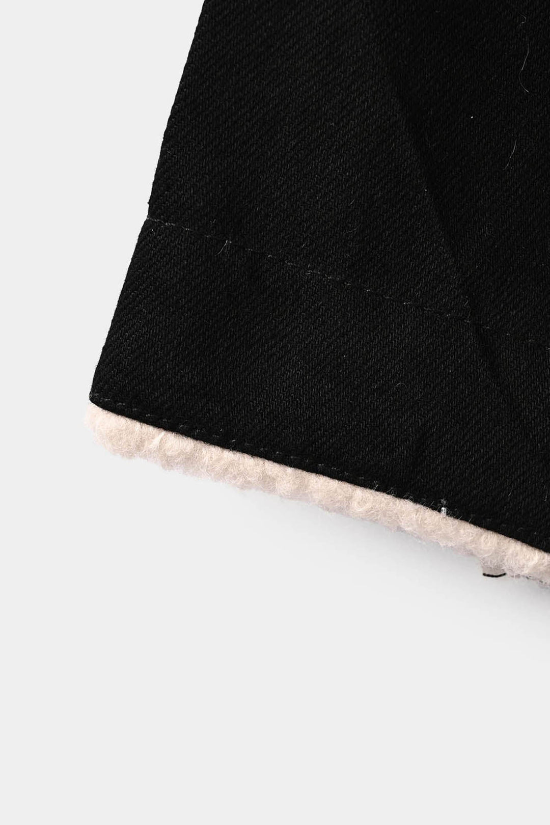 Infant Boys Denim Rigid jacket Sherpa - Black
