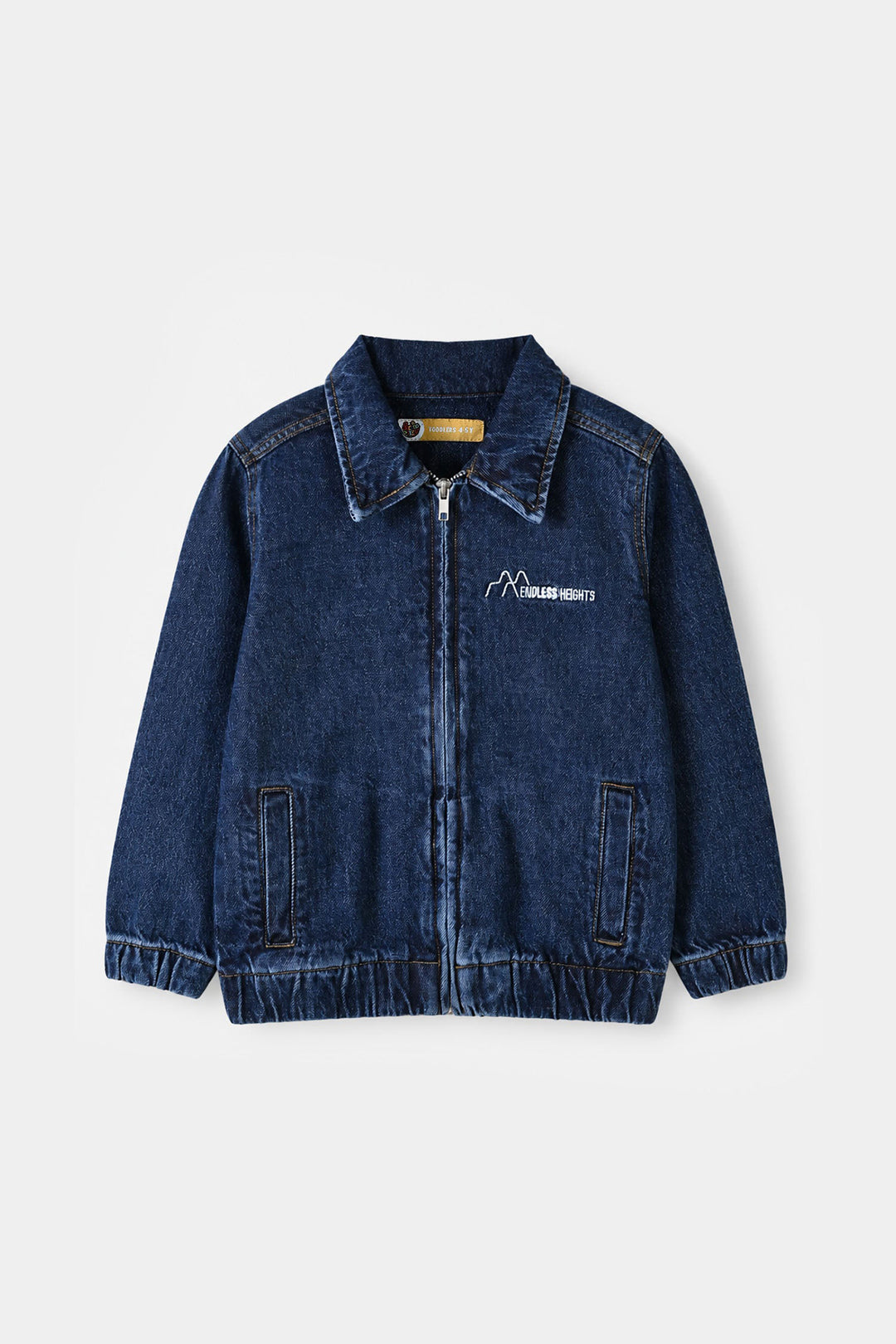 Boys Denim rigid Jacket - DARK BLUE