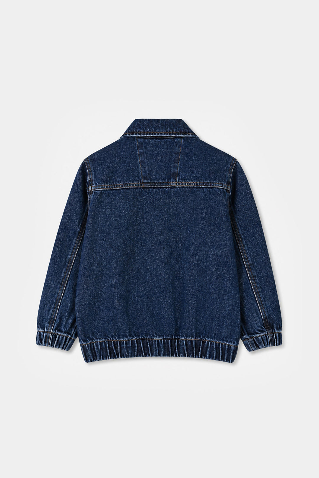 Boys Denim rigid Jacket - DARK BLUE