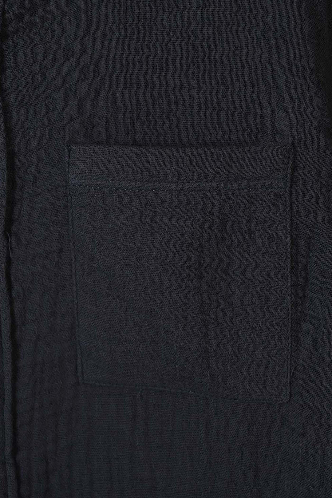 Boys Gauze Woven Suit Hello-CHARCOAL