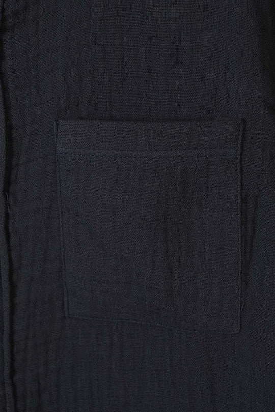 Boys Gauze Woven Suit Hello-CHARCOAL