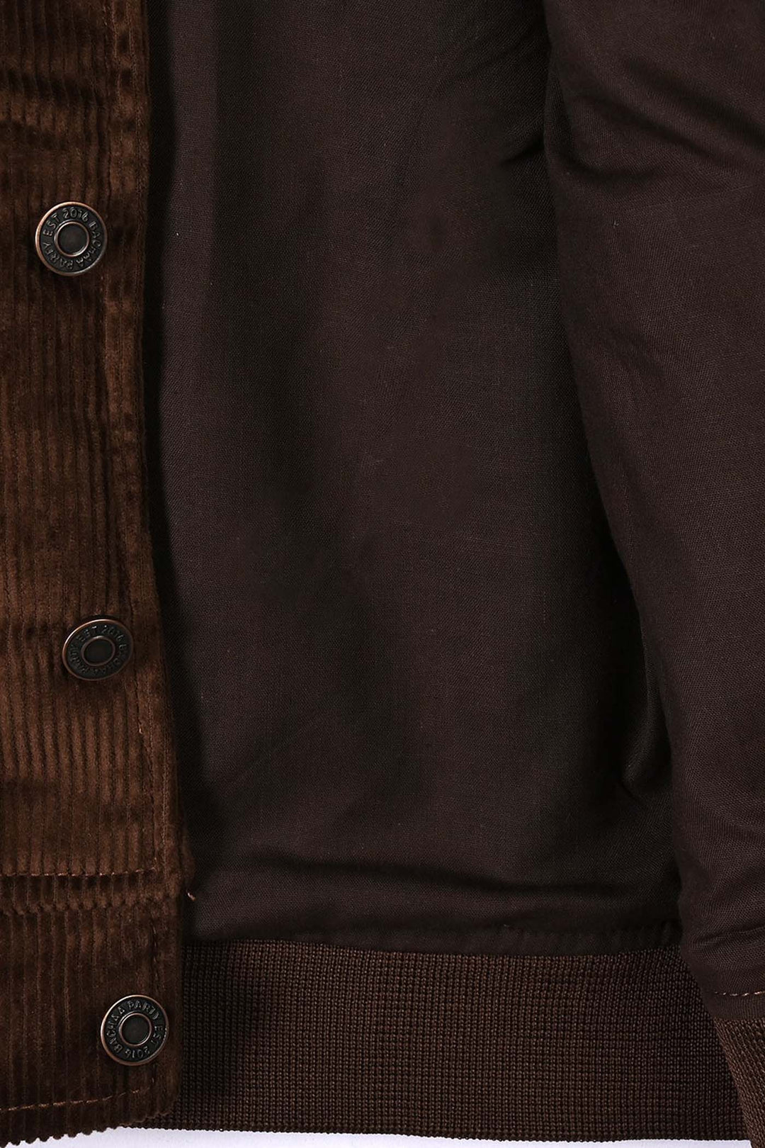 Boys Corduroy Jacket Athletic-BROWN
