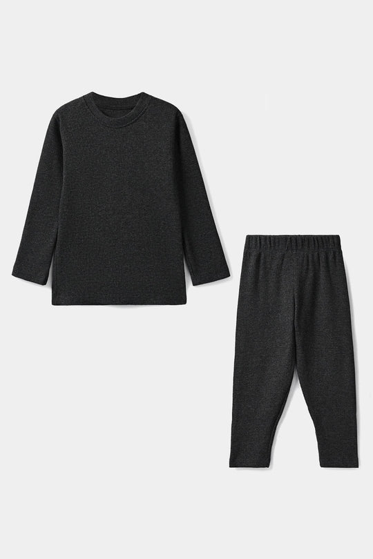 Boys Thermal Inner Suit - Dark Grey