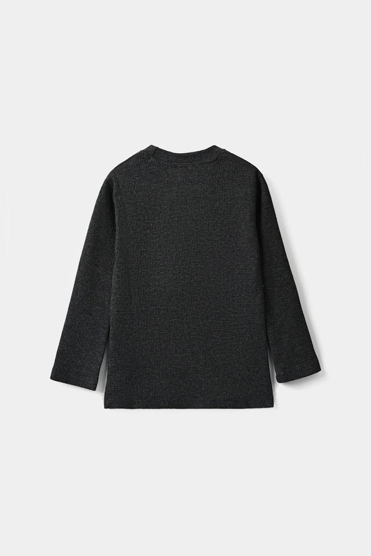 Boys Thermal Inner Suit - Dark Grey