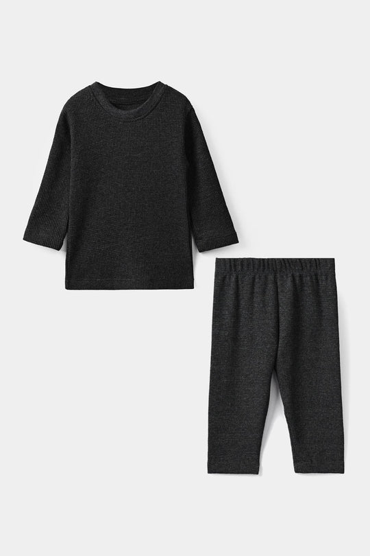 Infant Boys Thermal Inner Suit - Dark Grey