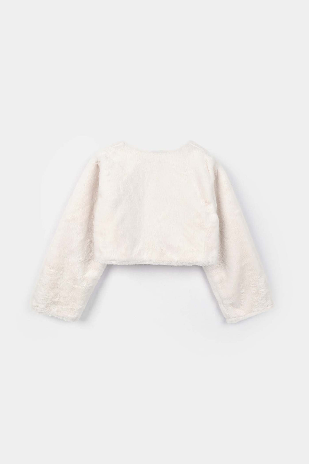 Girls Sherpa Bolero Snow (White)